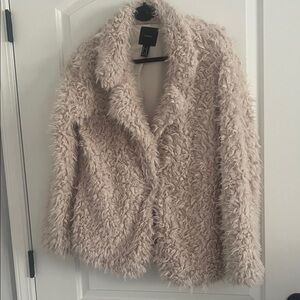 Express Cream Teddy Jacket